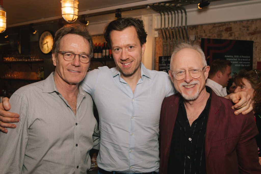 Opening Night, London, Building The Wall - Bryan Cranston & Jez Bond